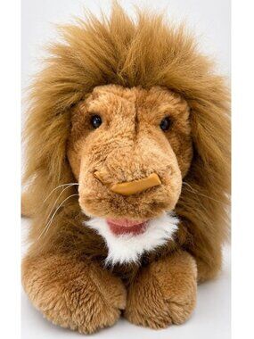 Retired Folkmanis Folktails Lion Hand Puppet 20" Plush Full Body Made Korea